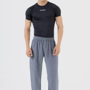 Compression Half Sleeves T-shirt-black